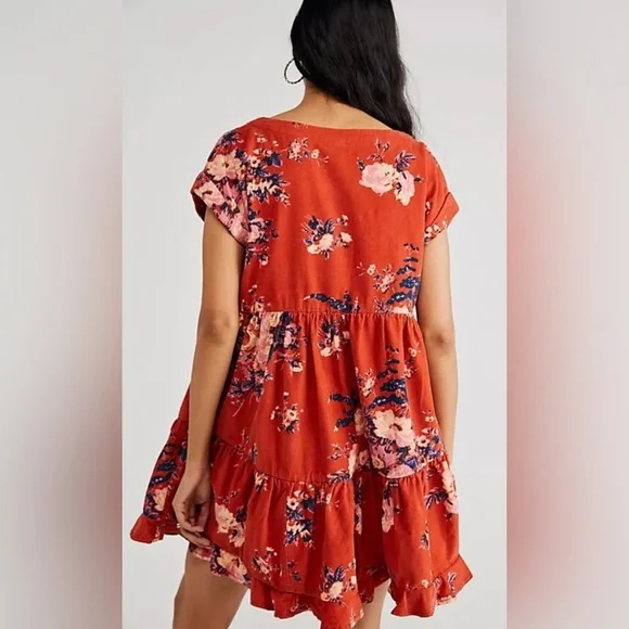 Free People Harper Corduroy Mini Dress - Picture 2 of 7